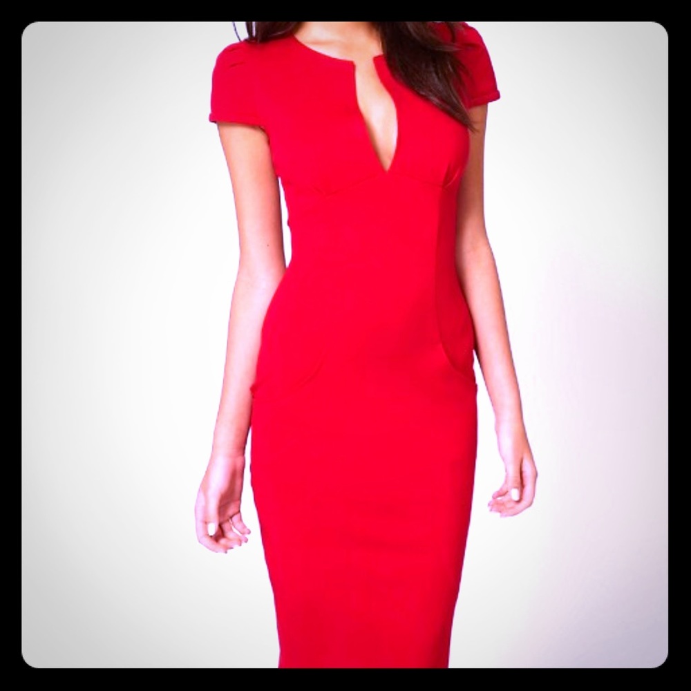 ASOS pencil dress dress with pockets
